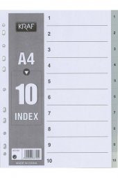 10 Lu Rakam Ayraç A/4 Boyutunda - 1