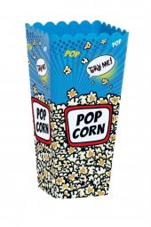Mavi Patlamış Mısır Kutusu - Pop Corn - 1