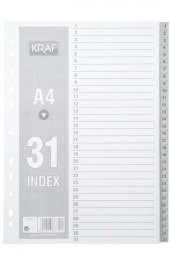 31 Li Rakam Aylık Ayraç A/4 Boyutunda - 1