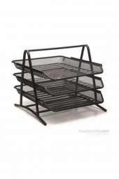 Evrak Rafı Perfore 3 Lü Siyah Evrak Rafı - 1