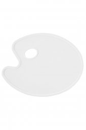 Rp 107 20x30 Profesyonel Godesiz Oval Resim Paleti Beyaz - 1