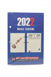 2022 Masa Takvimi Blok Takvim - 2