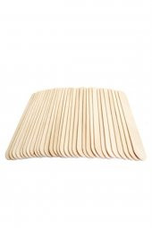 Ahşap Dil Basma Çubuğu Abeslang Naturel 50 li Paket 150x18 mm çx - 1