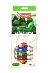 Mikro Yağlı Boya 12ml 12li - 1