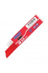 2x90 mm Kırmızı Kurşun Kalem Ucu - 1