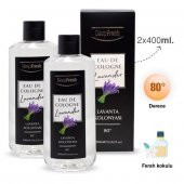 Deep Fresh Eau De Cologne 80 Derece Lavanta Kolonyası 2 x 400 ml - 3