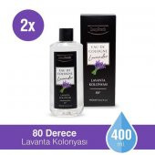 Deep Fresh Eau De Cologne 80 Derece Lavanta Kolonyası 2 x 400 ml - 6