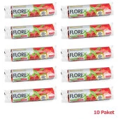 Florex 60 Litre Büzgülü Çilek Kokulu Çöp Torbası Poşeti / 65 x 70 Cm. - 10x10 Rulo / Paket thumbnail 2