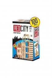 Red City Ahşap Bloklar 100 Parça - 1