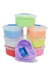 Kalpli Hazır Slime Slaym 8 Renk Toplam 1360gr Pastel Renkler - 1