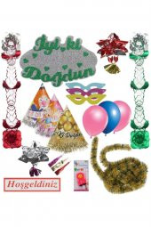 Asetat Doğum Günü Seti 069-dg6-001 - 2