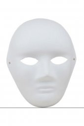 Boyanabilir Karton Lastikli Maske - 1