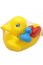Anne Ördek Ve Yavruları 22 Cm Plastik Banyo Oyuncakları - 3