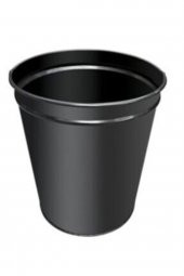 Metal Siyah Masa Altı Çöp Kovası 13 Lt.fx - 1