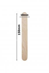 Ahşap Dil Çubuğu Naturel 100lü Paket Geniş 150*18 Mm çx - 3