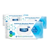 Deep Fresh Alkollü Antiviral Islak Mendil 3 x 56 Yaprak thumbnail 7