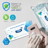Deep Fresh Alkollü Antiviral Islak Mendil 3 x 56 Yaprak thumbnail 4