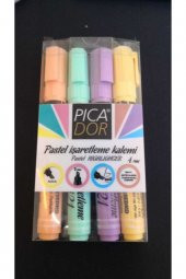 4 Lü Pastel Ve Fosforlu Işaretleme Kalemi - 2