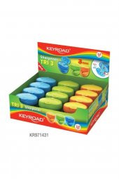 Keyroad Kr971431 Trıs Üçlü Kalemtraş 3 Renk - 1