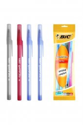 Bic Round Stic Tükenmez Kalem 4`lü Promosyon Paket tk.k - 1