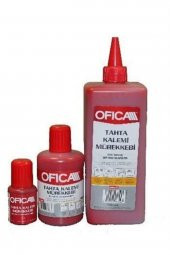 Tahta Kalemi Mürekkebi 100 ml. Kırmızı FMM-06K tx - 1