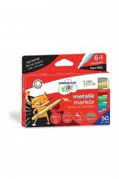 Kidz Temizlenebir 7 Renk Metalik Markör Kalem Pe99930Mrk8Rnk - 1