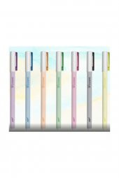 Smoothie Roller Jel Kalem Pastel Renkler 7li Set Tk.k - 1