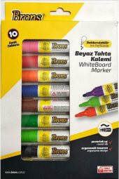 Whiteboard Marker Doldurulabilir Beyaz Tahta Kalemi Seti 10 Renk - 2