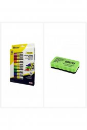 Whiteboard Marker Doldurulabilir Beyaz Tahta Kalemi Seti 10 Renk - 1