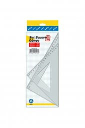 Gönye Seti 30 cm X 45 32 cm X 60 Set Square Gönye 2 Adet - 1