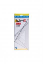 Gönye Seti 30 cm X 45 32 cm X 60 Set Square Gönye 2 Adet - 2