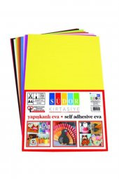 Eva 20x30 cm 10 Renk Yapışkanlı - 1
