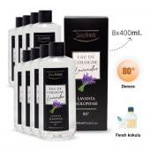 Deep Fresh Eau De Cologne 80 Derece Lavanta Kolonyası 8 x 400 ml - 3