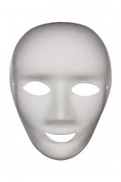 Msk05 Boyanabilir Karton Maske Yüz - 1