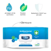 Deep Fresh Antibakteriyel Sıvı Sabun 2 x 500 ml & Islak Mendil 2 x 100 Yaprak - 3
