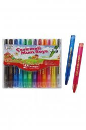 Çevirmeli Mum Boya 12 Renk - 1