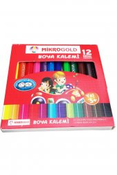 12 Renk Kuru Boya Kalemi 1/2 Boy - 1