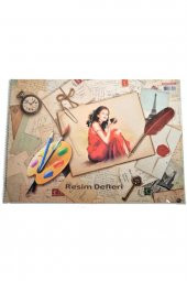 Sim 35x50 Spiralli Karton Kapak 15 Yaprak Resim Defteri 1 Adet thumbnail 1