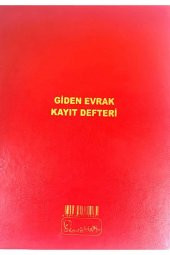 GİDEN EVRAK KAYIT DEFTERİ CİLT KAPAK - 1