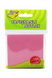 P03 Yapışkanlı Not Kağıdı  Pastel Pembe Index 75*75 mm 100 Yaprak - 1
