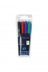 Schneıder Toplıner 967 Fiber Uçlu Kalem 0,4 mm 4lü Scr102 - 1