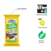 Ultra Fresh Mutfak Yüzeyi Temizleme Mendili 6 x 20 Yaprak - 3