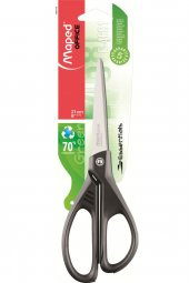 468110 21 Cm Essentıals Green Asimetrik Makas - 1