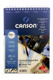 Çok Amaçlı Sanatsal Blok Mix Media Pad 200gr A5 20 Yaprak - 1