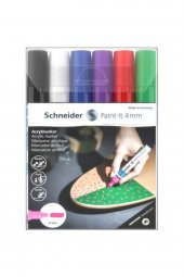 Schneider Paint-it 4mm 6lı Akrilik Marker Kalem 310 - 120295 - 1