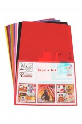 Keçe 20x30 Cm 10 Renk Yapışkanlı K.e - 1