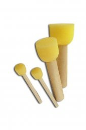 Sünger Fırça Seti 4lü Pon-pon Fırça Set A10502 - 1