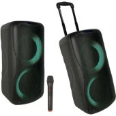 König KNG-1100 Partybox Mikrofonlu Taşınabilir Şarjlı Akülü Hoparlör Çanta Amfi - 5