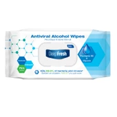 Deep Fresh Alkollü Antiviral Islak Mendil 56 Yaprak - 1