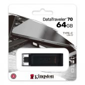 Kingston DT70 64GB USB-C 3.2 Gen 1 Type-C Flash Bellek - 2
